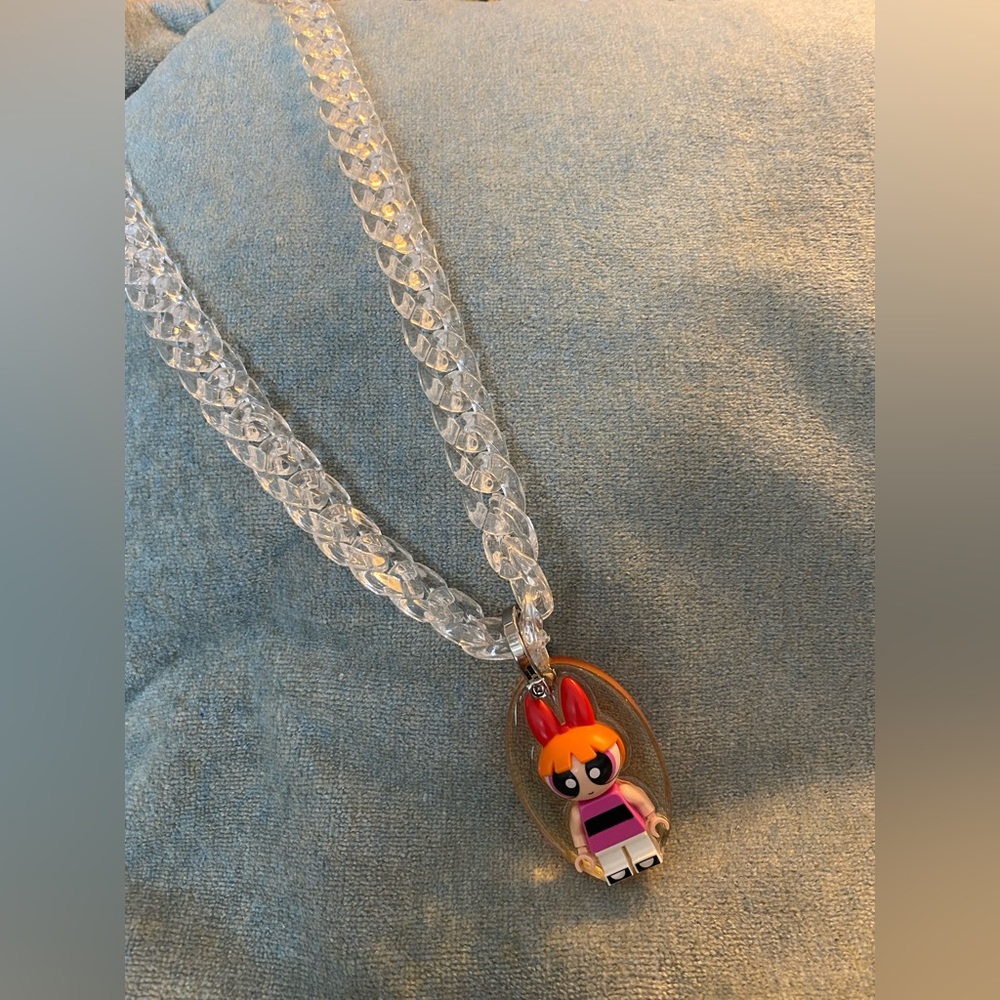 Men's Women's Chain Kristopher Kites designer w/ RARE powerpuff girl Streetwear